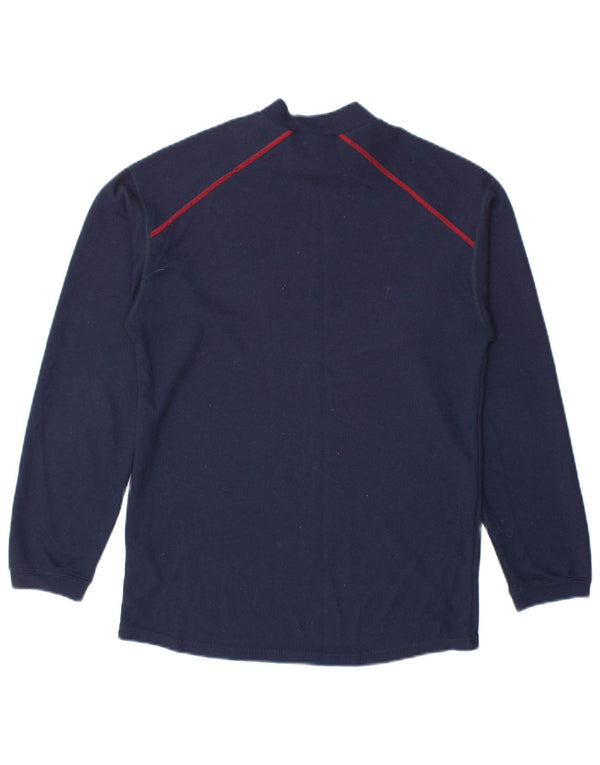 Musto Meninos Top Manga Comprida 12-13 Anos Grande Azul Marinho