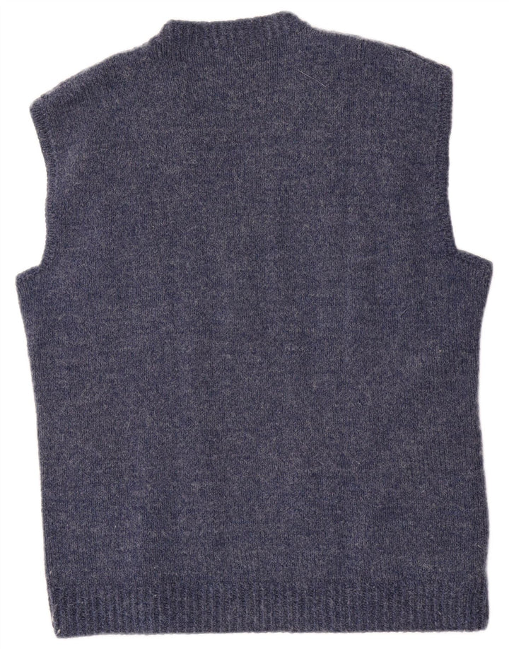 Regata masculina vintage com colete médio azul marinho