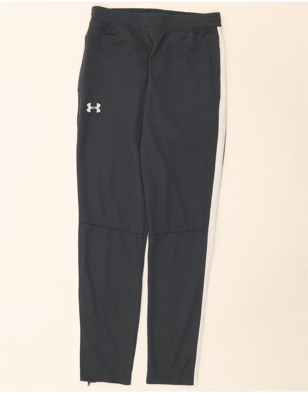 Calça de treino masculina Under Armour cinza médio colorblock poliéster