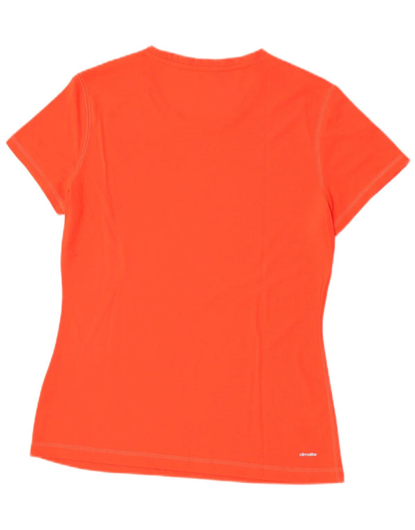 Camiseta Adidas Climalite Feminina Top UK 12/14 Médio Laranja