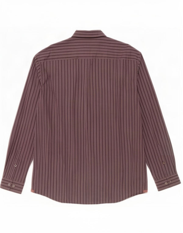 Camisa masculina Marlboro Classics XL listrada cinza