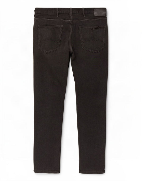 Armani Mens Jeans Slim W36 L30 Algodão Preto