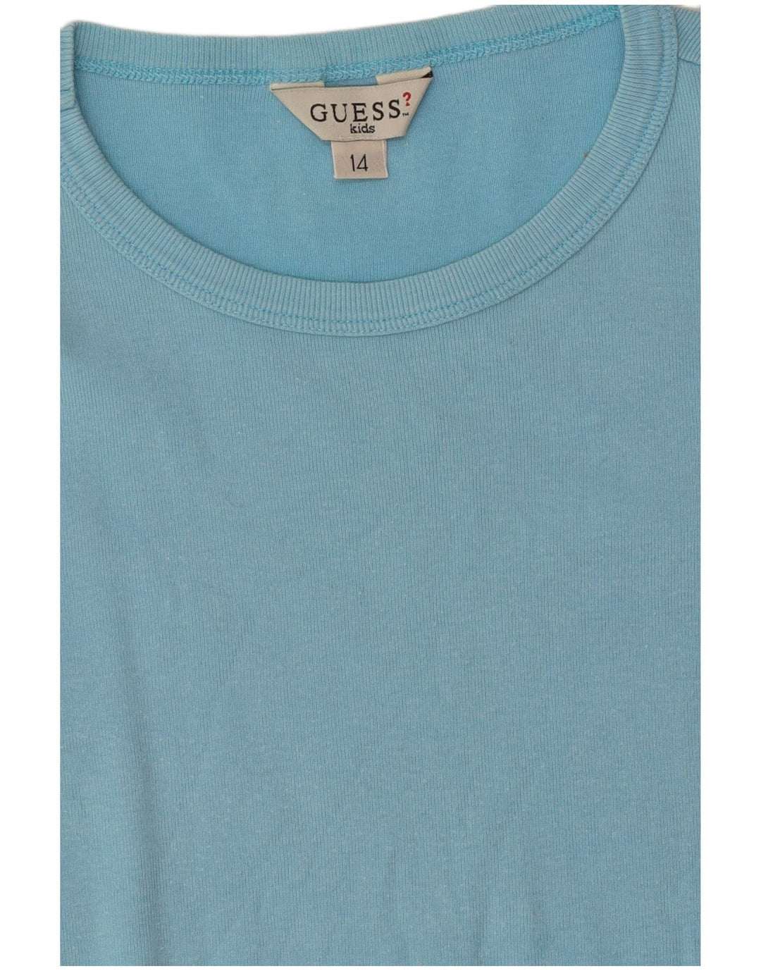 Camiseta GUESS Girls Graphic 13-14 Anos Azul Algodão