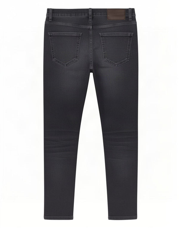 Zara Masculino Cropped Slim Jeans EU 40 Médio W31 L26 Azul Marinho