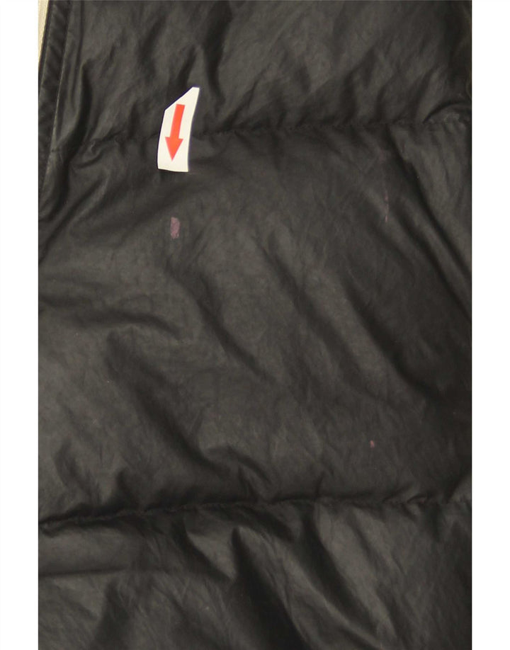 Colete acolchoado masculino Nike UK 38 poliéster preto médio