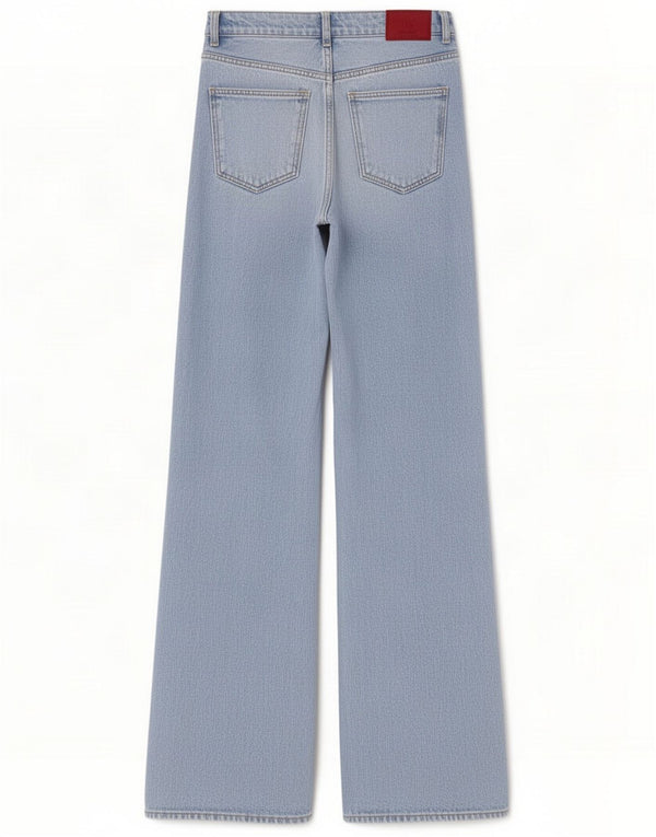 Zara Womens Wide Leg Jeans EU 32 2XS W22 L36 Azul