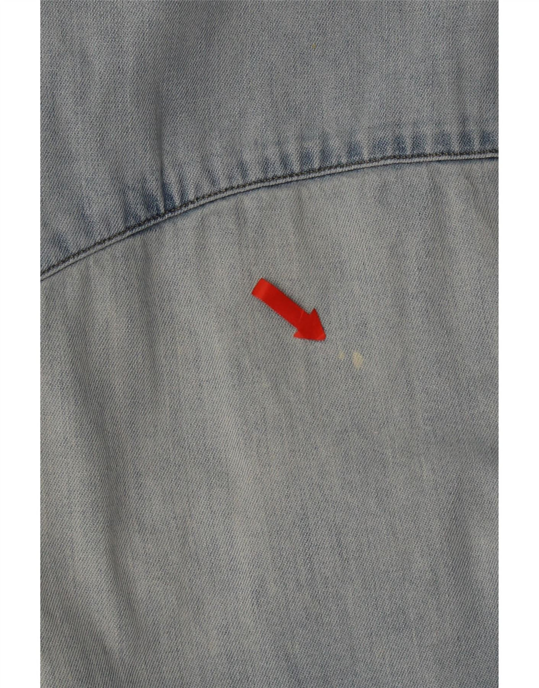 Camisa jeans masculina Levi's de algodão azul médio