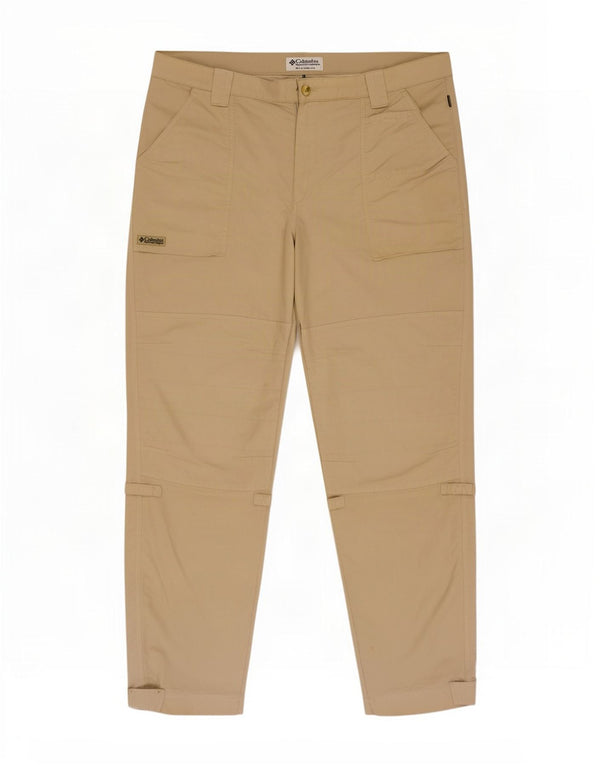 Columbia Calças de caminhada masculina W36 L31 bege
