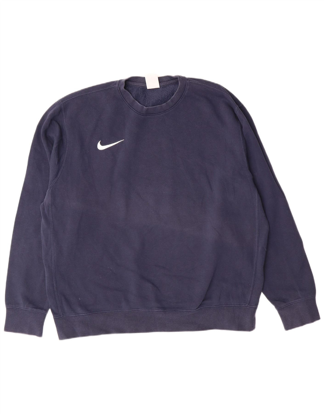 Moletom masculino Nike Jumper grande algodão azul marinho