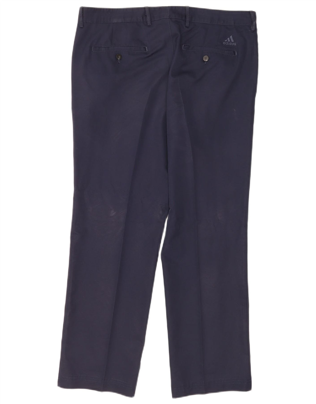 Adidas Mens Climalite Chino Calças W36 L29 Azul Marinho Poliéster