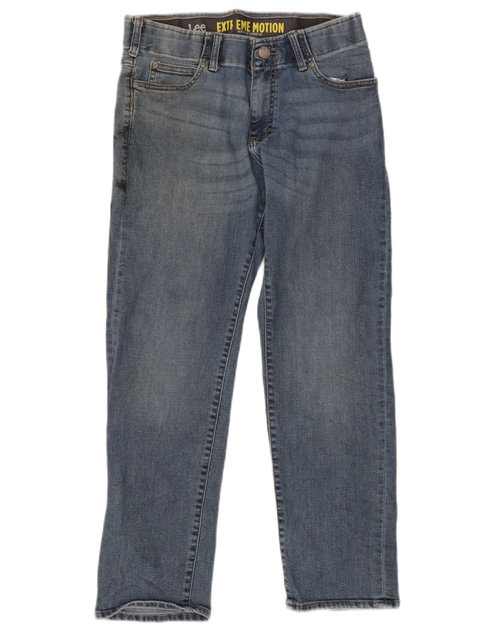 Lee Womens Extreme Motion Jeans retos W30 L28 algodão azul