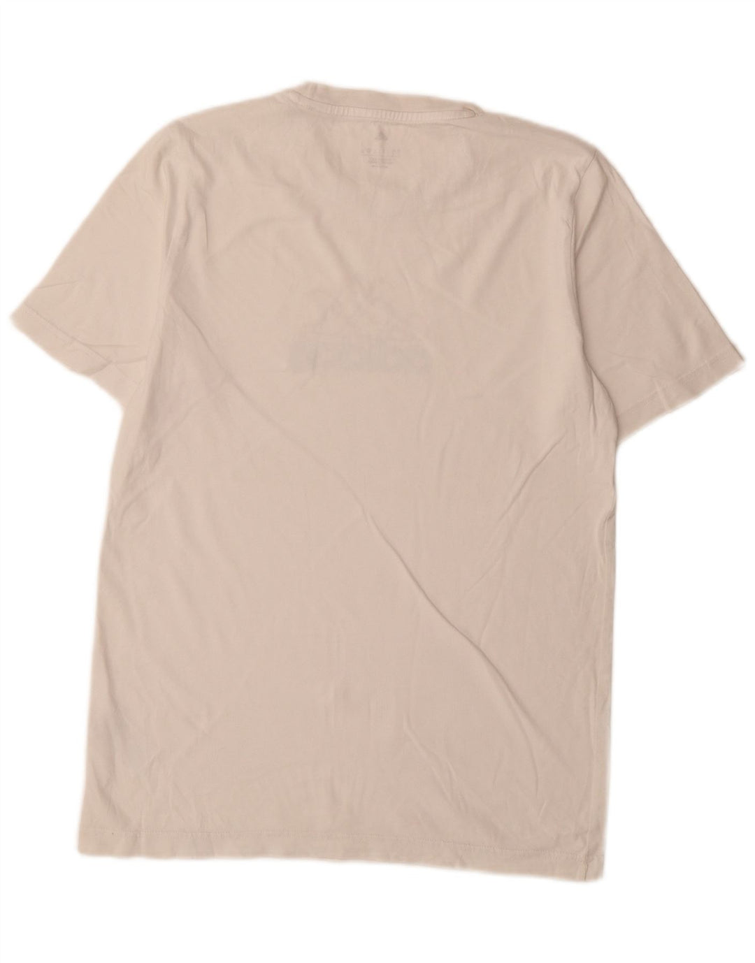 Adidas Mens Graphic T-Shirt Top Pequeno Algodão Branco