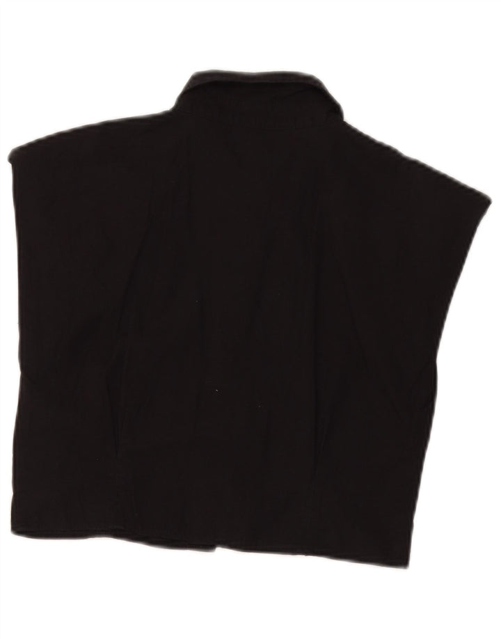 Blusa feminina sem mangas Zara Reino Unido 8 pequena preta