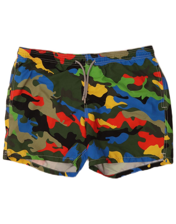 MC2 SAINT BARTH Shorts de natação masculino XL camuflagem multicolorida