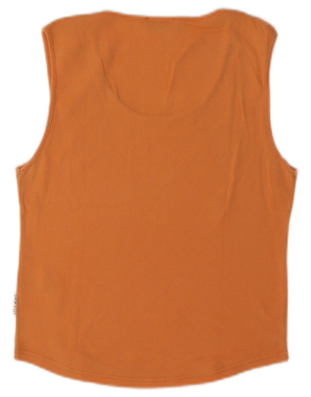 Colete feminino Max & Co. Top UK 12 algodão laranja médio