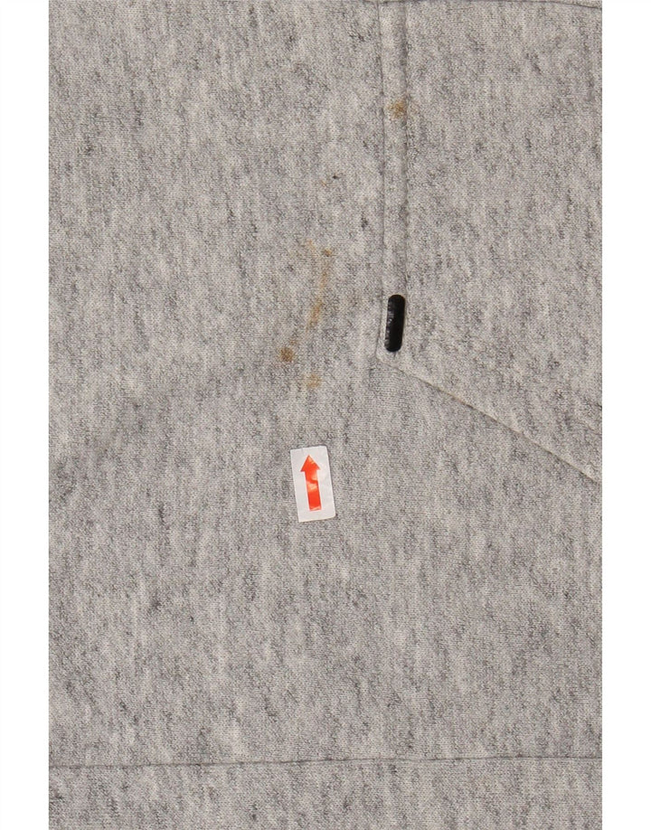 Suéter masculino com capuz e zíper RIP CURL bloco colorido cinza médio