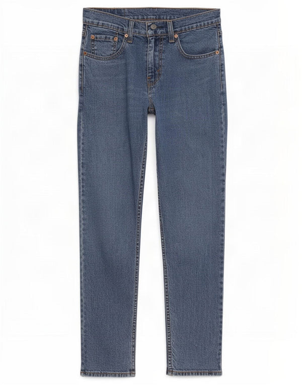 Calça jeans masculina Levi's 502 Hi-Ball Tapered W28 L28 azul algodão