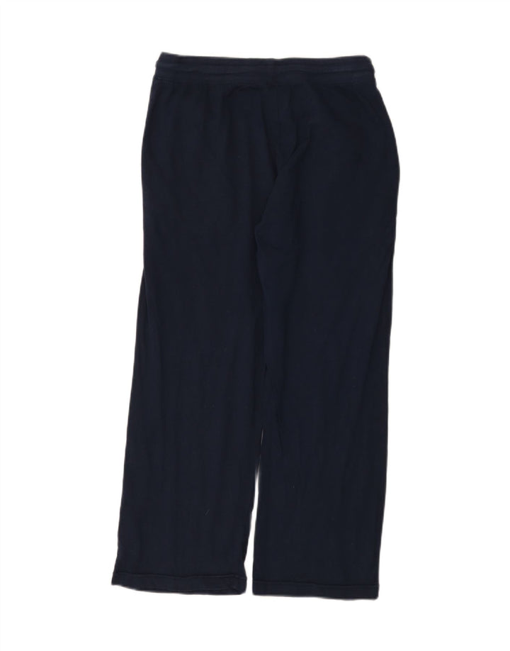 Calça de treino feminina Ellesse UK 14 algodão azul marinho médio
