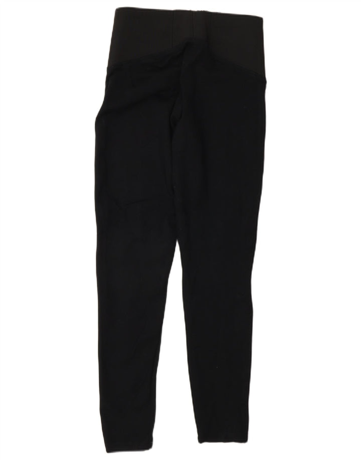 Leggings femininas Marks & Spencer UK 8 pequenas viscose preta