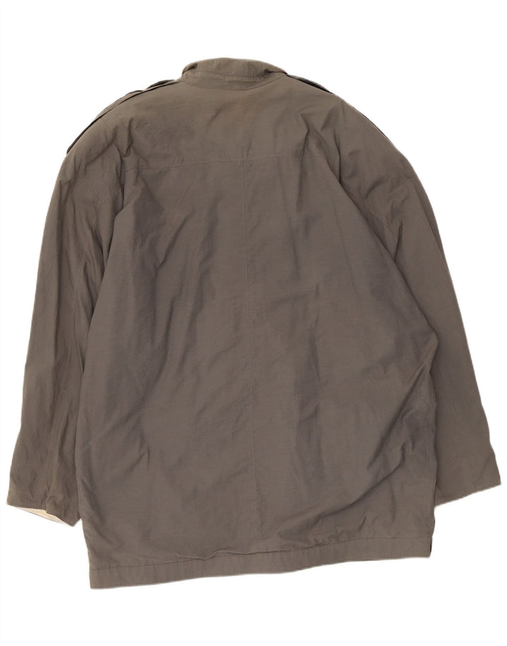 Jaqueta militar masculina Compagnia IT 50 grande algodão cinza