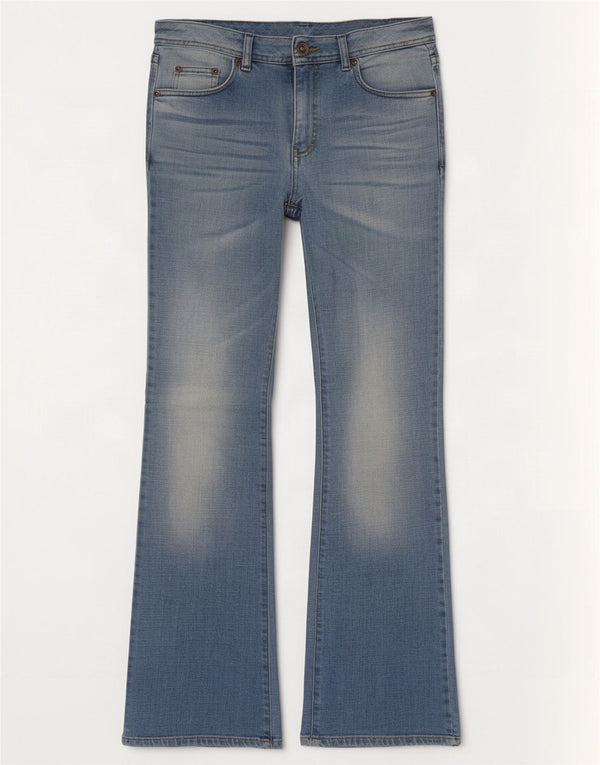 Calça Jeans Bootcut Feminina Benetton W32 L32 Azul