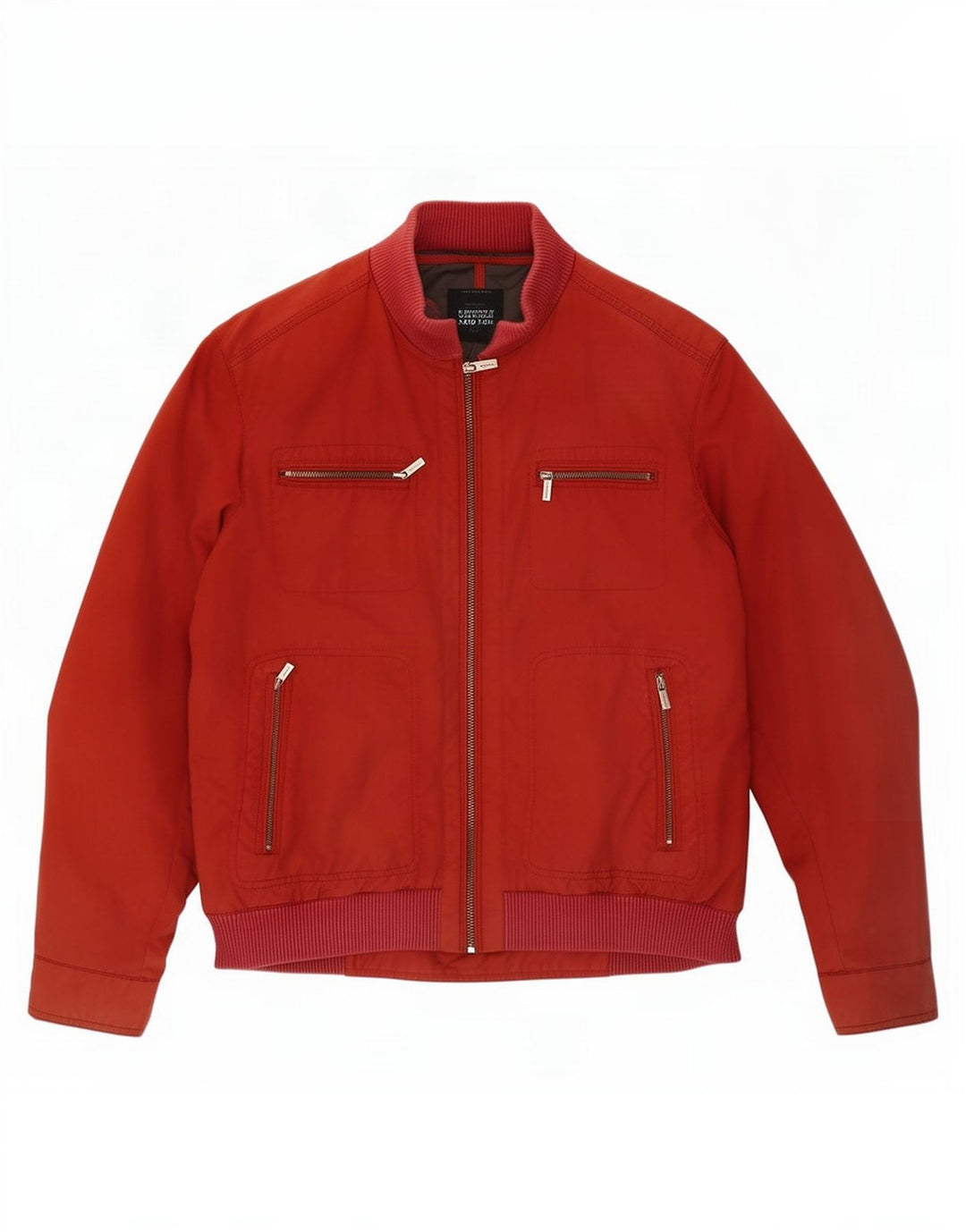 Jaqueta bomber masculina Massimo Dutti Reino Unido 40 grande nylon vermelho