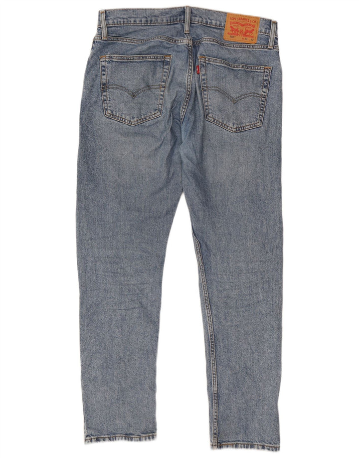 Levi's Masculino 502 Tapered Jeans W33 L32 Azul Algodão