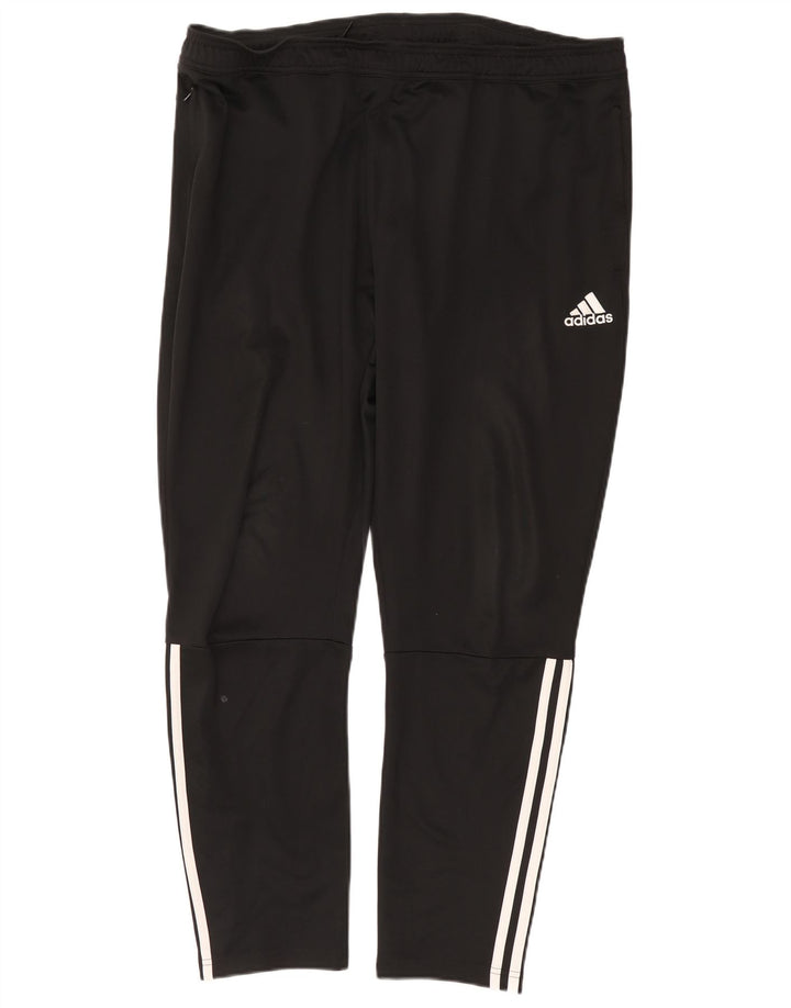 Adidas Mens Treino Calças 2XL Preto Poliéster Esportes