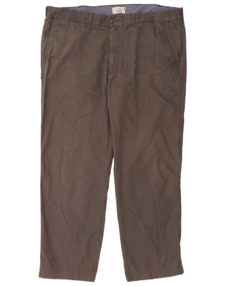 Calça Chino Masculina Marks & Spencer Regular Fit W42 L29 Algodão Cinza