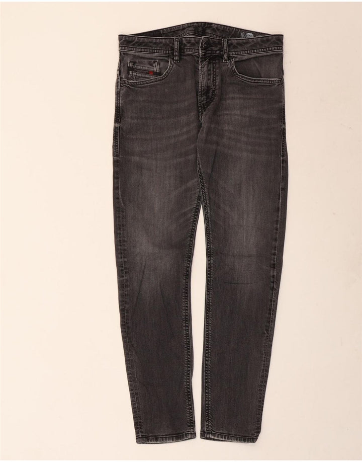 Diesel Mens Thanaz Slim Jeans W32 L30 Algodão Cinza