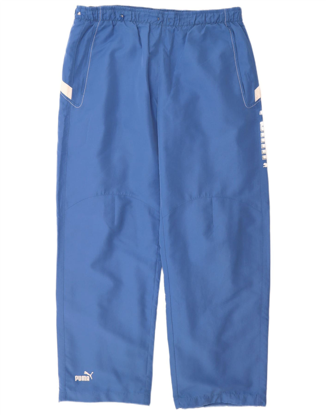 Calça de treino masculina Puma Graphic grande bloco azul