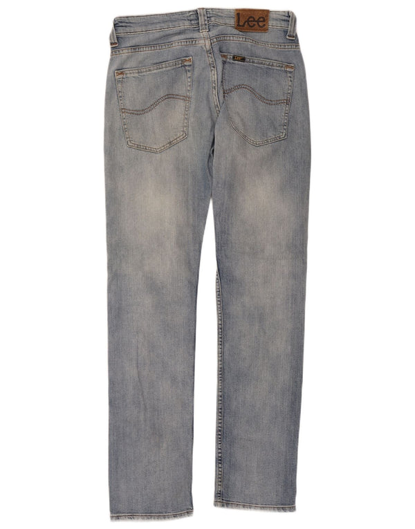 Lee Womens Powell Slim Jeans W31 L34 Azul Algodão