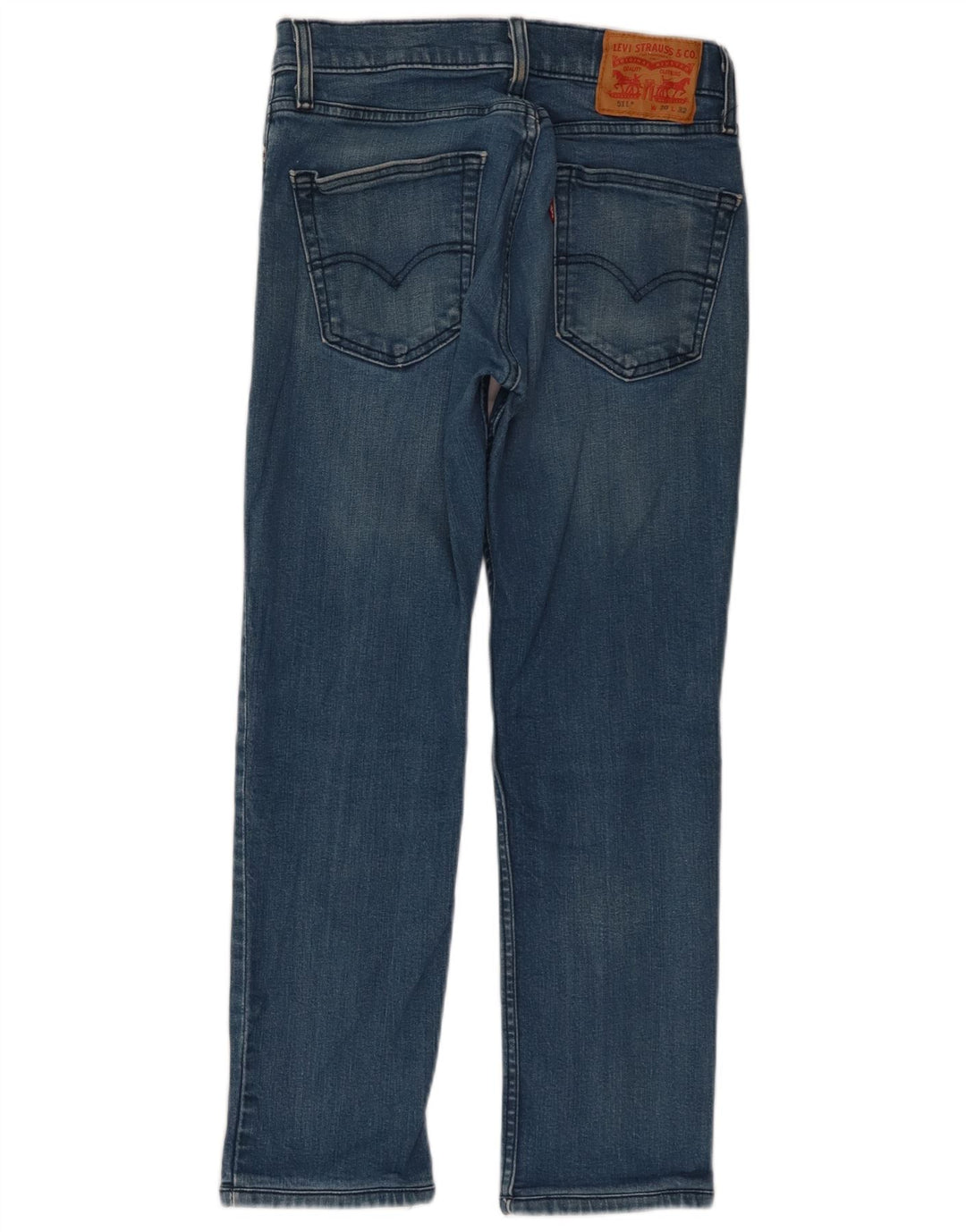 Levi's Masculino 511 Slim Jeans W30 L26 Azul Algodão