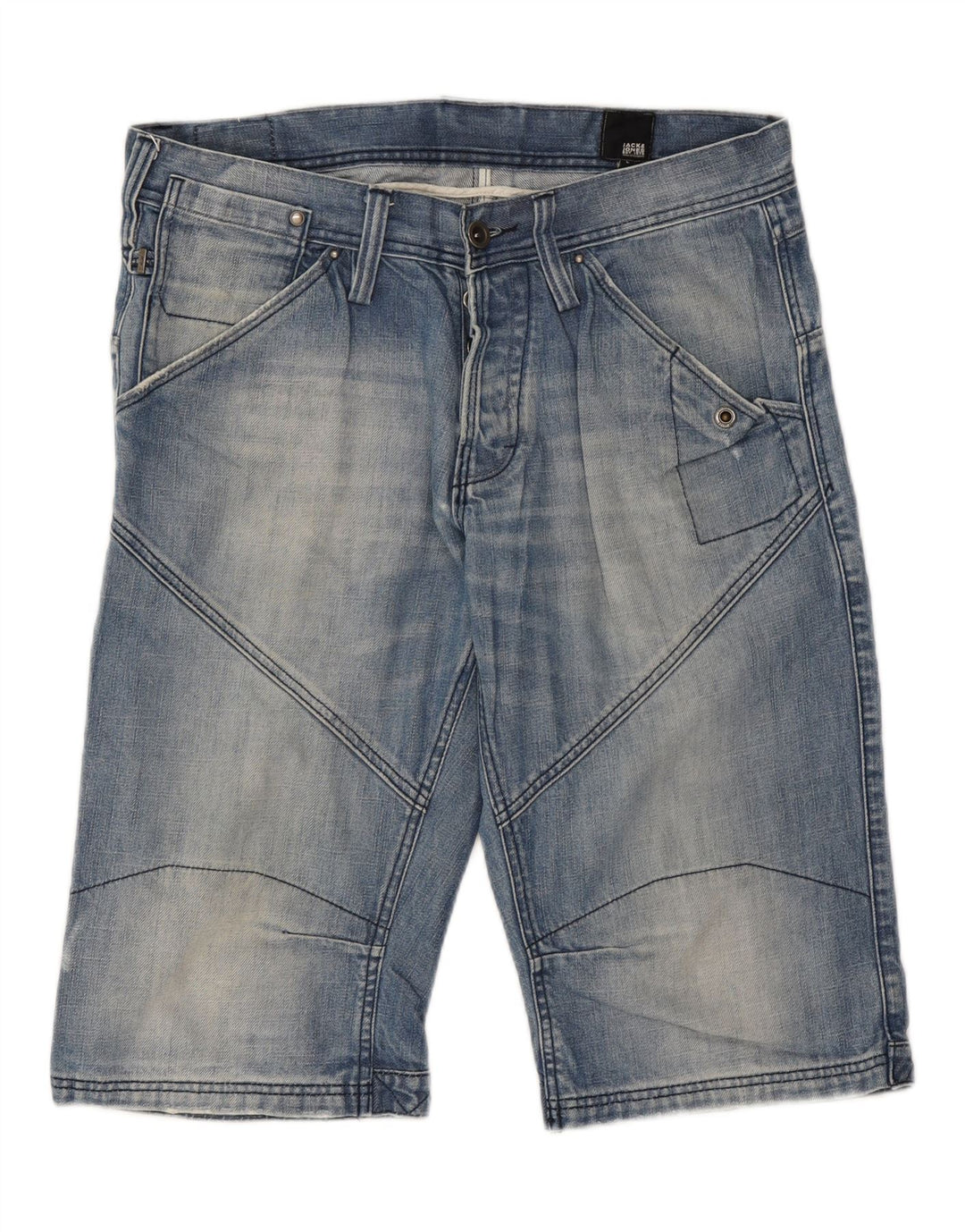 Shorts jeans masculino JACK & JONES grande W34 azul