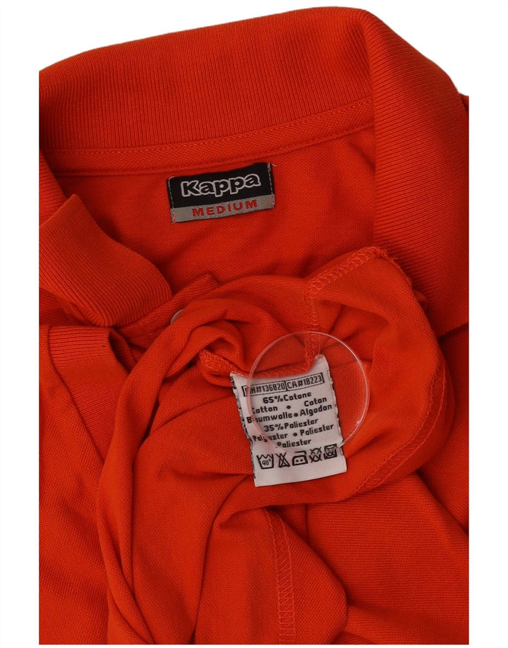 Camisa polo masculina Kappa médio algodão laranja