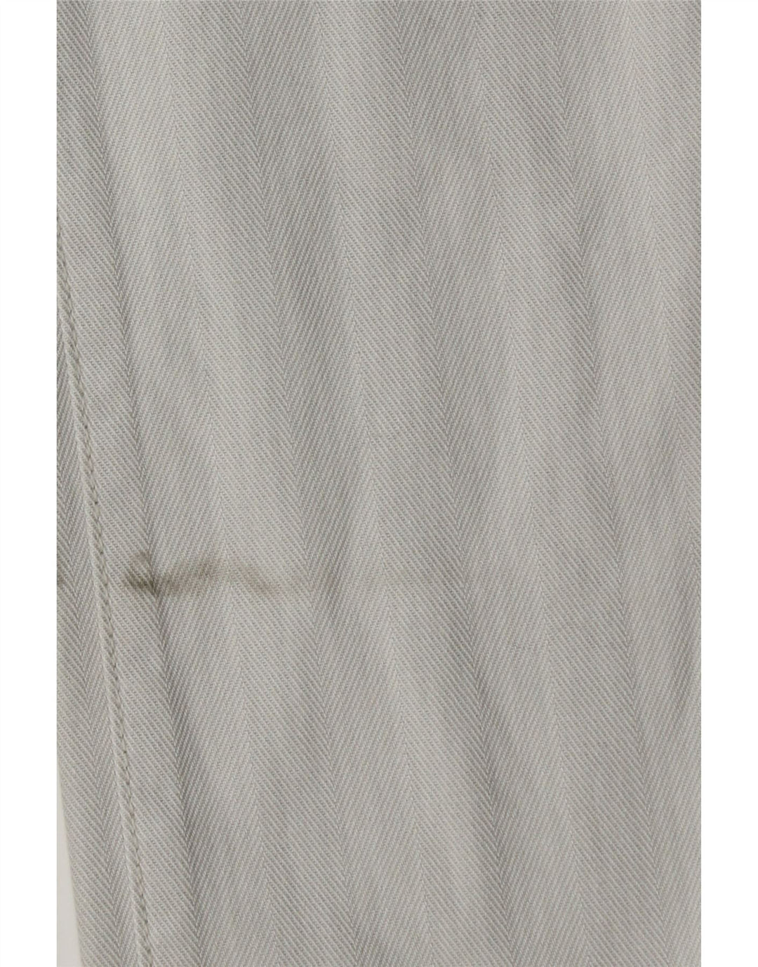 Guru feminino slim Straight Jeans W28 L34 azul espinha de peixe algodão