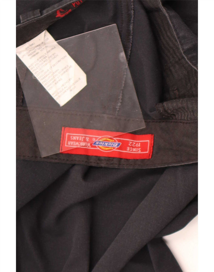 Calças Chino retas masculinas Dickies W36 L34 poliéster preto