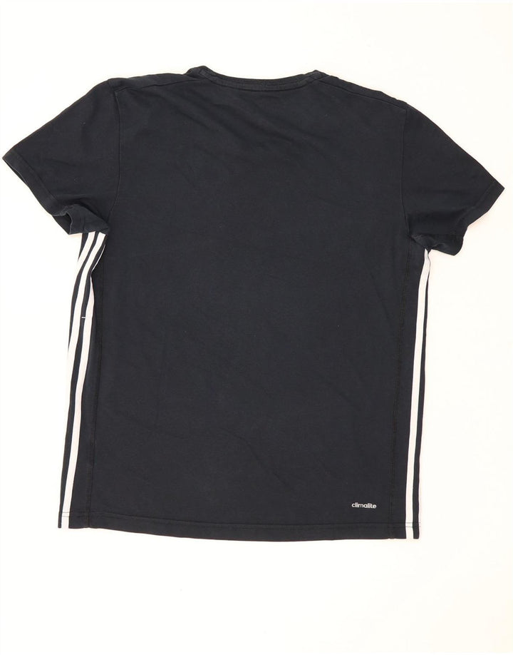 Camiseta Adidas Masculina Climalite Top Médio Preto