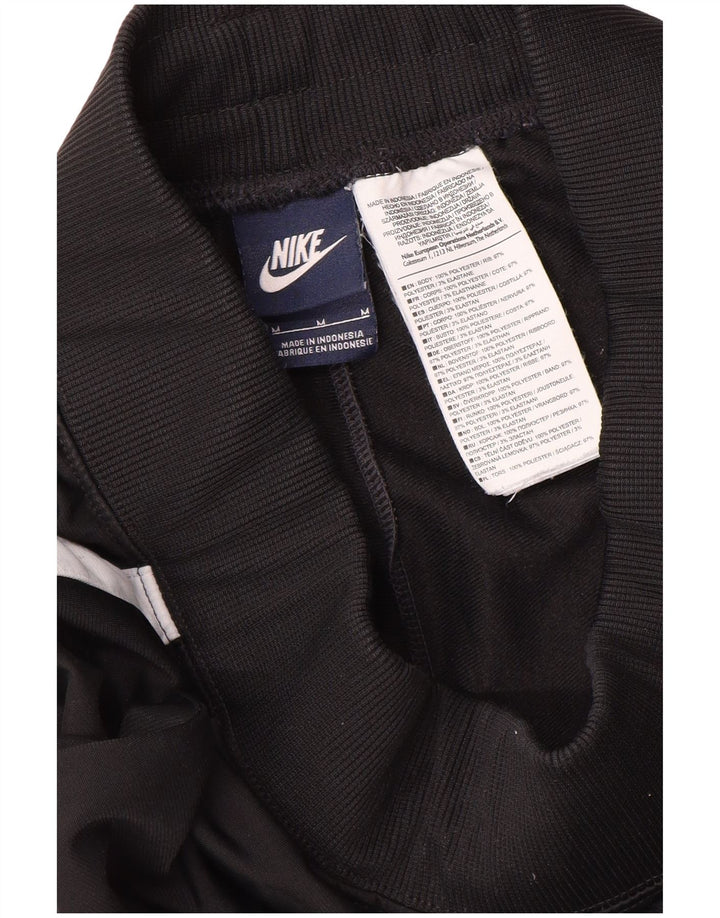 Calça de treino masculina Nike Joggers médio preto colorblock poliéster