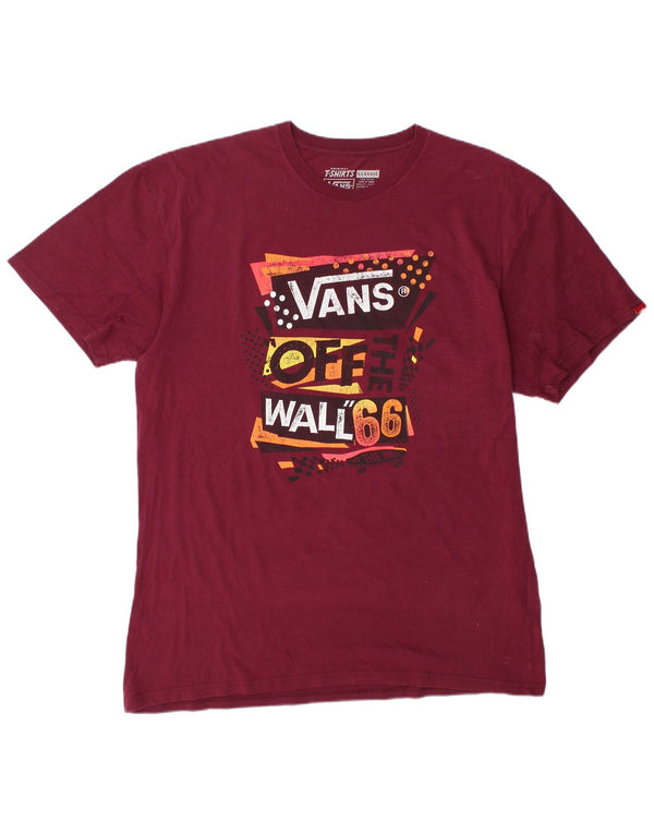 Camiseta Vans Masculina Classic Fit Graphic Top XL Algodão Borgonha