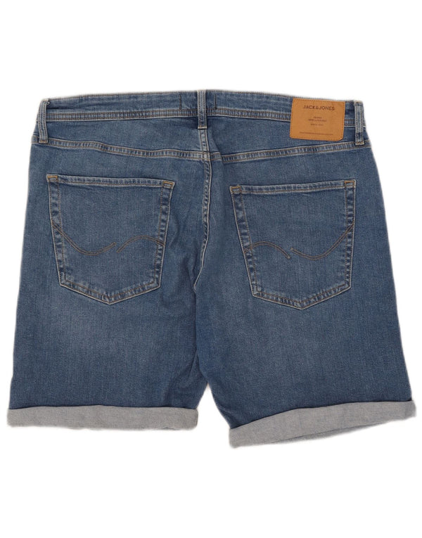 Shorts jeans Jack & Jones masculino Chris Relaxed Fit XL W38 algodão azul