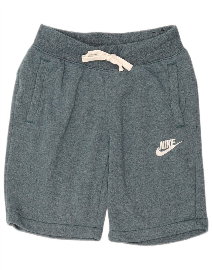 NIKE Mens Sport Shorts Pequeno Algodão Verde