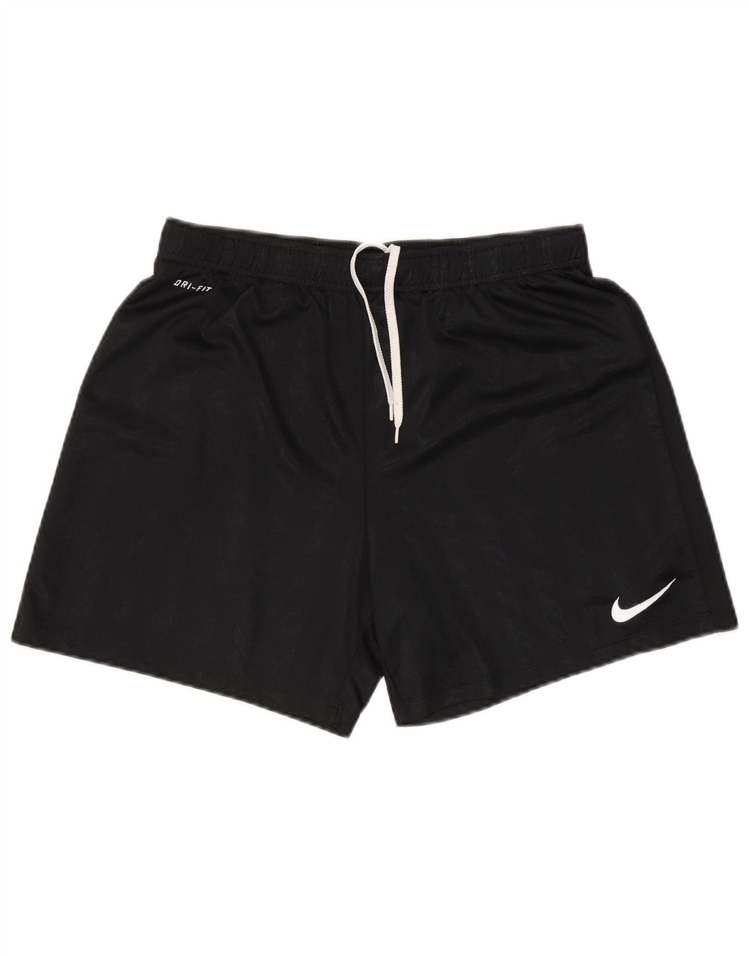 Shorts esportivos masculinos Nike Dri Fit grandes de poliéster listrado preto