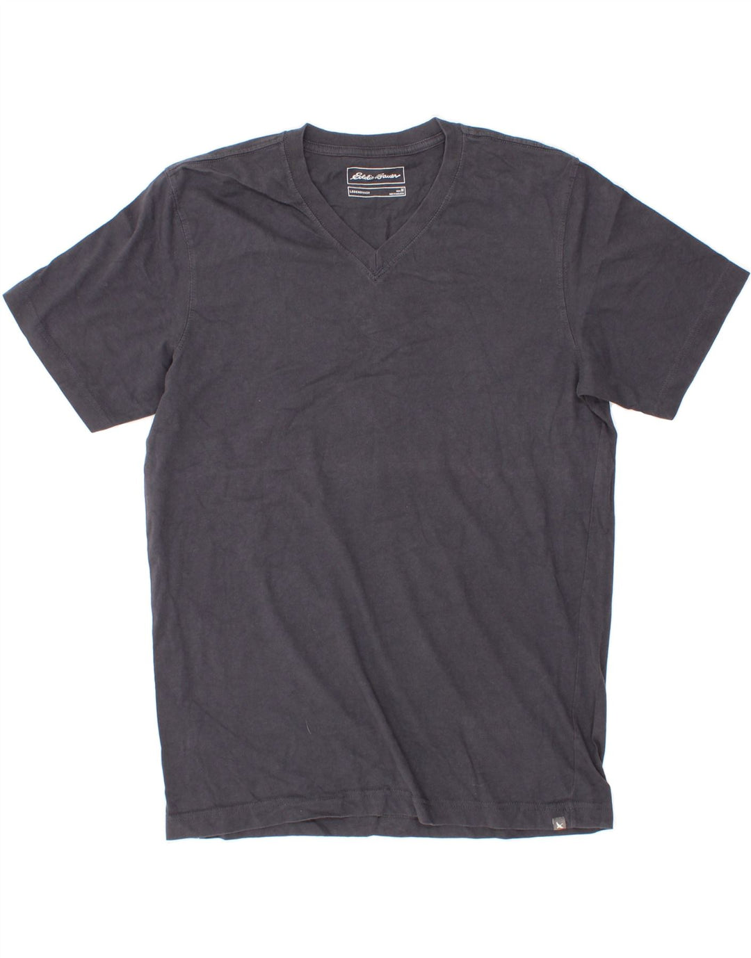 EDDIE BAUER Mens T-Shirt Top Medium Navy Blue Cotton Vintage Eddie Bauer and Second-Hand Eddie Bauer from Messina Hembry 