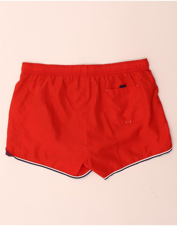 Shorts de natação feminino BRUGI UK 18 XL poliéster vermelho