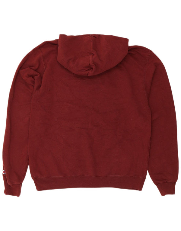 Jumper masculino com capuz e ajuste regular gráfico Champion médio marrom universitário