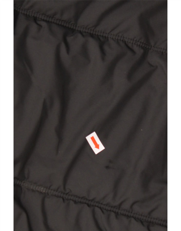 Jaqueta masculina acolchoada com capuz JACK WOLFSKIN UK 40 poliéster preto médio