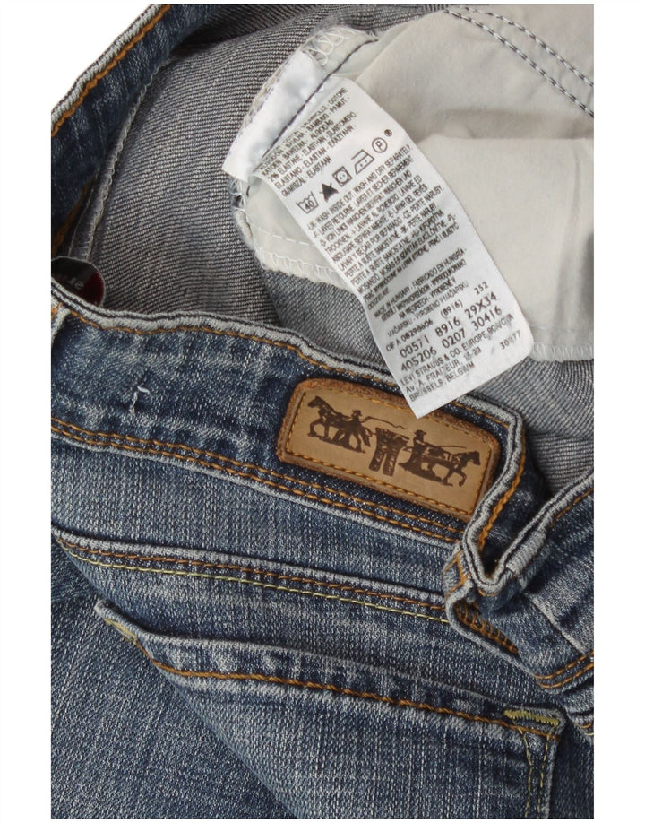 Jeans Levis 571 Slim Feminino W29 L31 Azul