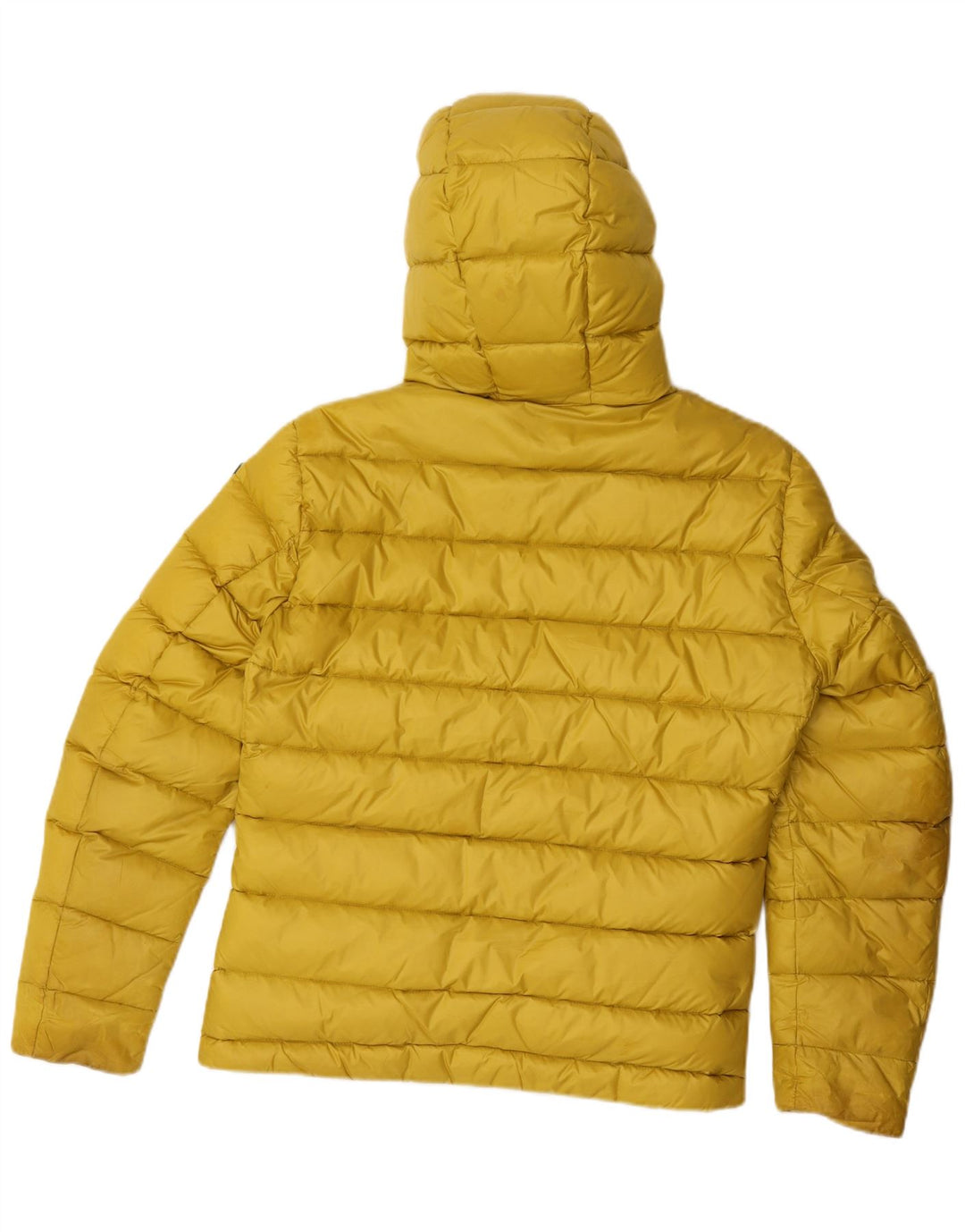 Jaqueta masculina acolchoada com capuz Blauer UK 38 poliamida amarela média