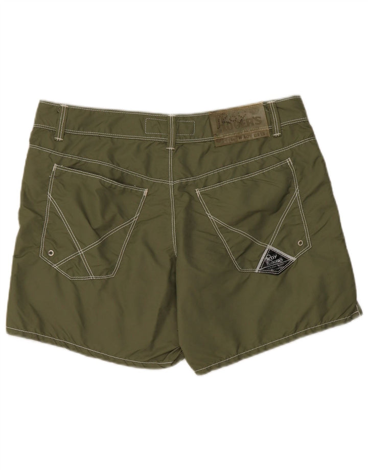 Shorts de natação masculino Roy Rogers IT 48 poliéster cáqui médio